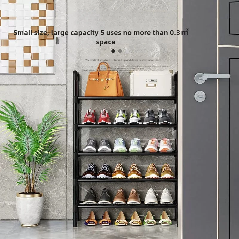

Shoe Rack Easy Assemble Dustproof Boots Organizer Stand Holder Space-Saving Shoes Storage Shelf Entryway Shoe Cabinet
