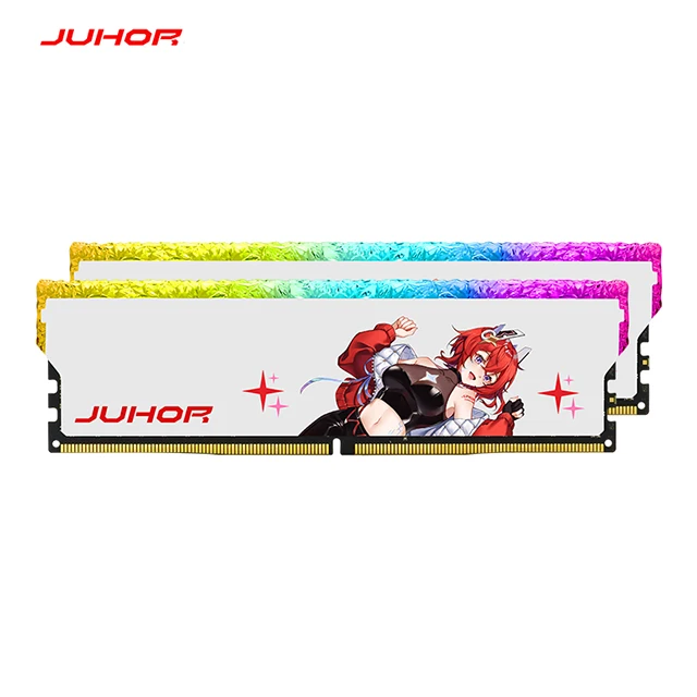 JUHOR DDR5 RGB 7200MHz 32GB Desktop RAM 1.4V Hynix Chip DIMM High