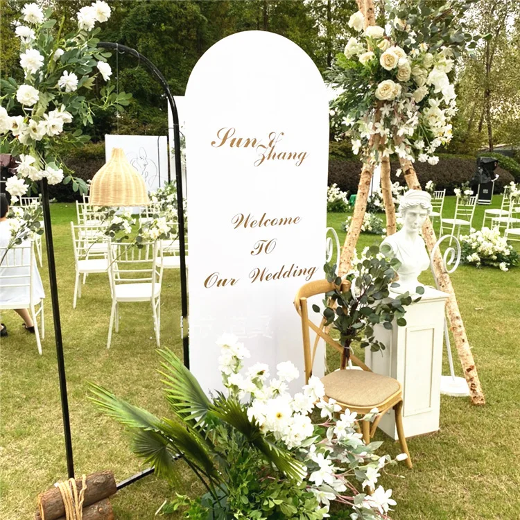 Imagem -03 - Irregular do Casamento Arch Metal Pipe Stand Backdrop Frame Festa de Aniversário Props 120 cm 150 cm 180cm Pcs por Conjunto Forma