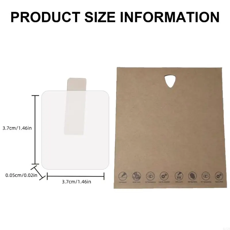 H37B Antifinger -Prints Tempered Glass Screen Film для линзы