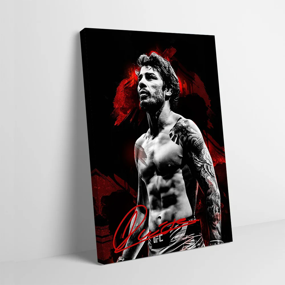 Alexandre Pantoja Boxer Fighter Portrait Poster Customizable Printed Canvas Painting for Pictures Wall Art Decorative Paintings
