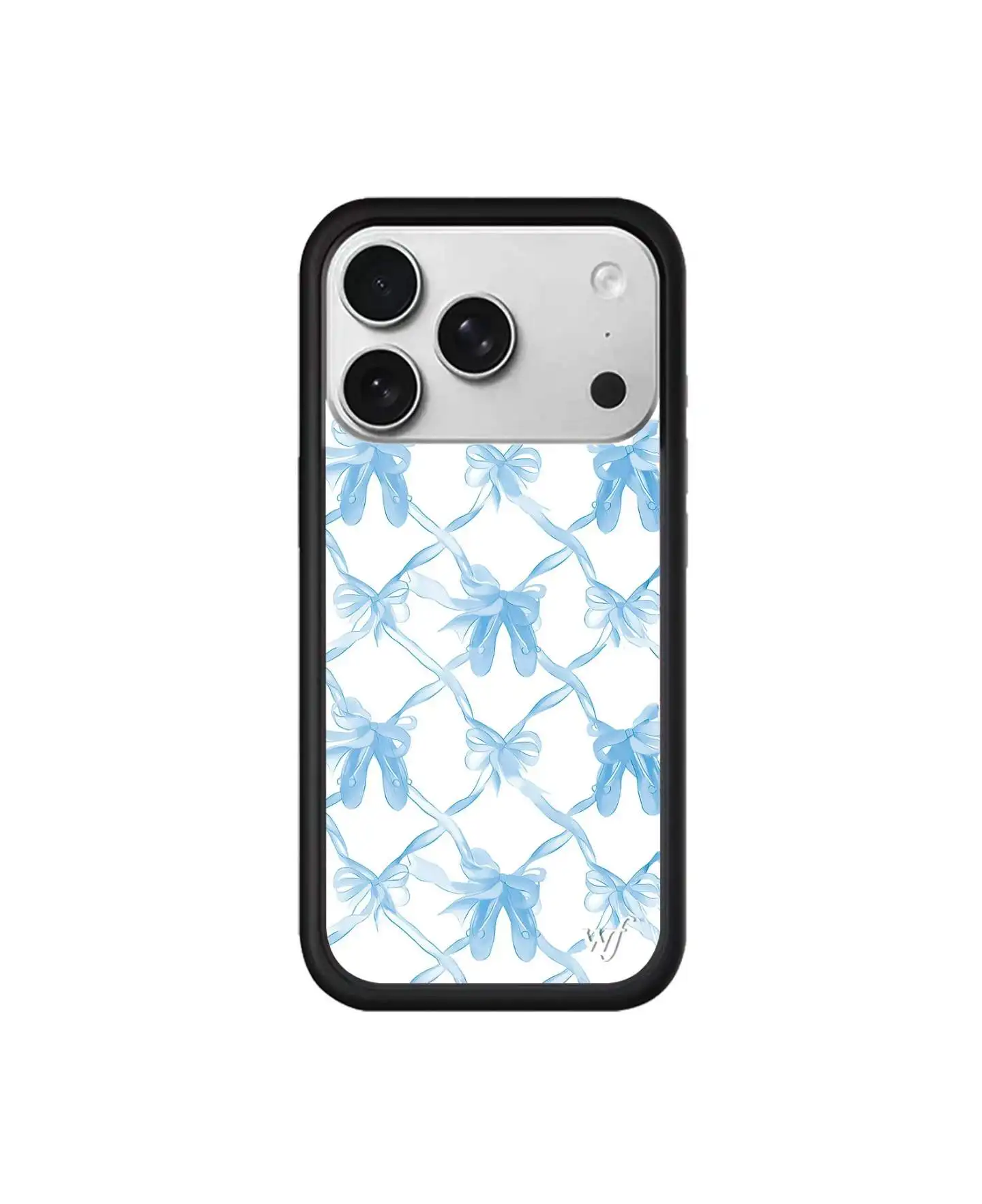 Nowe etui na telefon z kokardką, skrzydłami i motywem dzikich kwiatów na iPhone 16 15 14 13 12 17 Pro Max Plus Air WF ins iPhone 11 point WF Cover — zdjęcie produktu 5