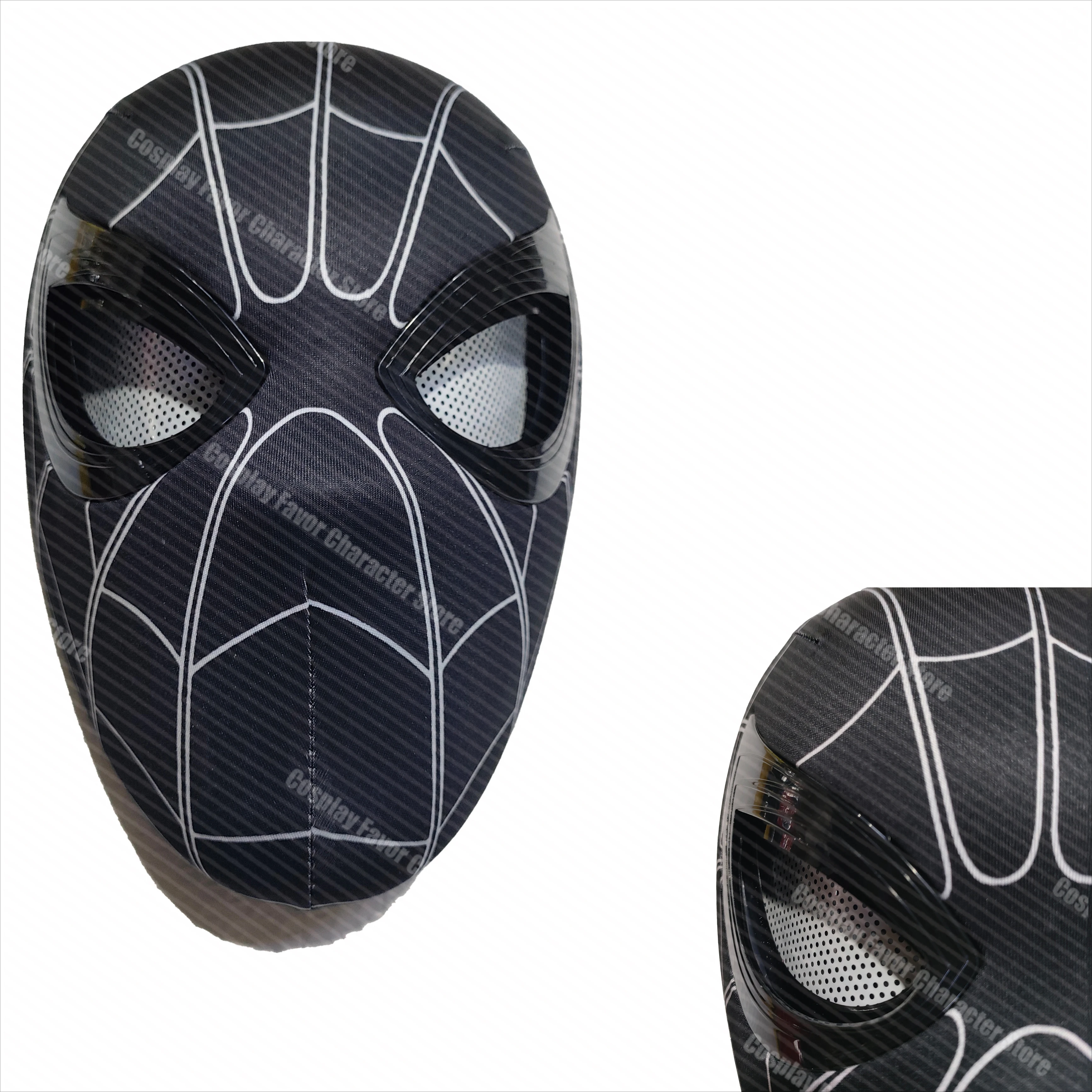 アイアン・スパイダーマン 3Dマスク 映画 スーパーヒーロー ロールプレイング ヘッドウェア 小道具 目付き モバイルパーティー ドレスアップ ヘッドウェア 大人 子供 ファンギフト