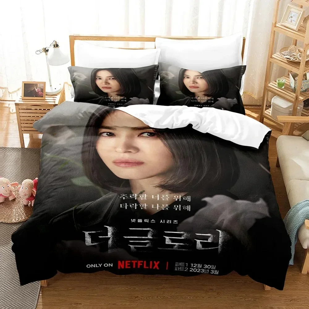 3D Dark Glory Comfortable Duvet Quilt Cover Pillowcase Bedding Set Children Bedroom Decoration Home Textile