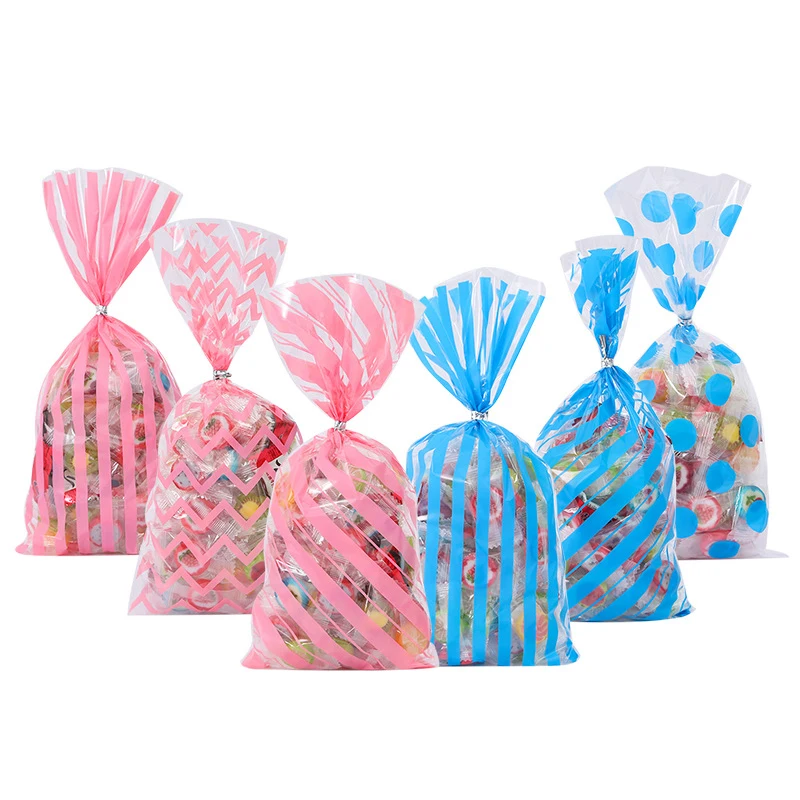 

100Pcs/Lot 13*27cm Transparent Open Top Plastic Bags for Candy Cookie Packaging Cellophane Bag DIY Gift Poly Opp Bags