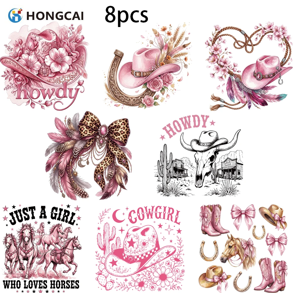 8-transferencias-termicas-de-chapeu-de-cauboi-rosa-e-cacto-estilo-ocidental-para-vestidos-de-tecido-resistentes-a-lavagem-e-faceis-de-transferir