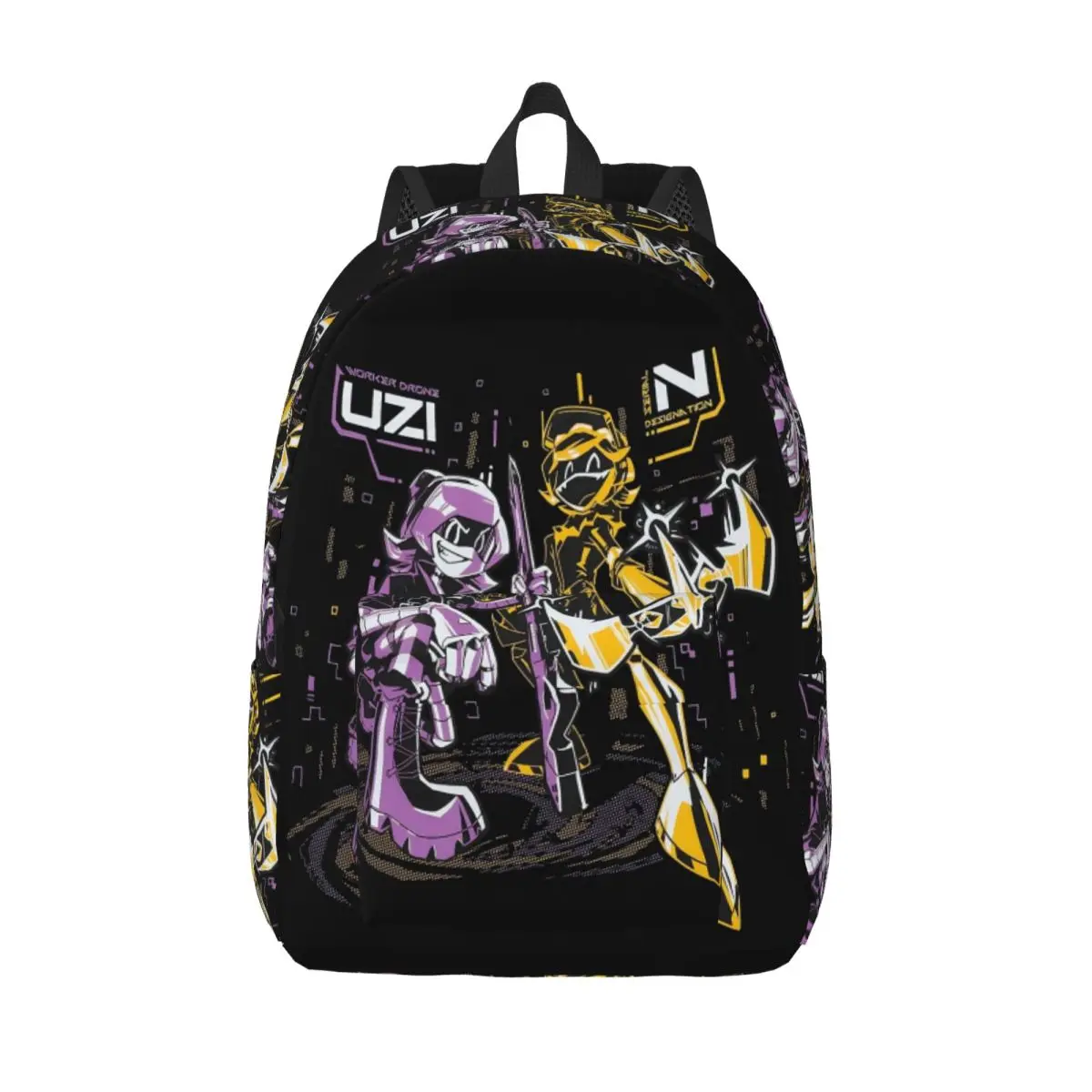 

Рюкзак «Убийство дронов» Узи и Н, школьный рюкзак средней школы, сумка для книг с героями мультфильмов, аниме, рюкзак для подростков, походный рюкзак