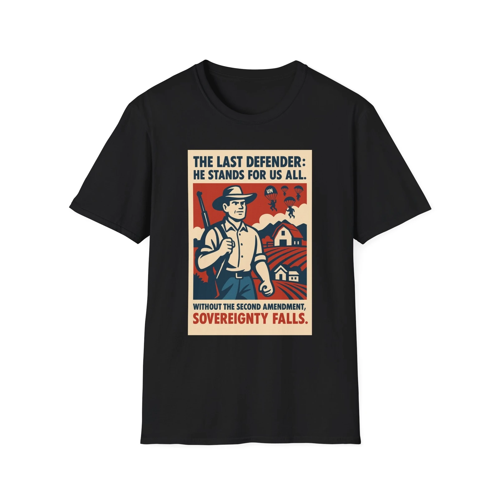 The Last Defender Shirt, Anti-Marxist American Pride Tee, Political Shirt, 2A