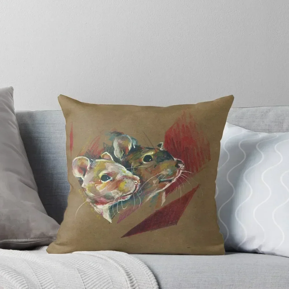 

Rat duo II Throw Pillow Rectangular Cushion Cover Decorative Sofa Cushions Decorative pillowcase Sofa Cover pillow