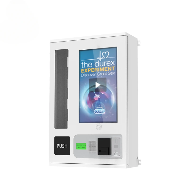 Hotel vending machine coin and paper currency operation credit card supported coffee vending machine