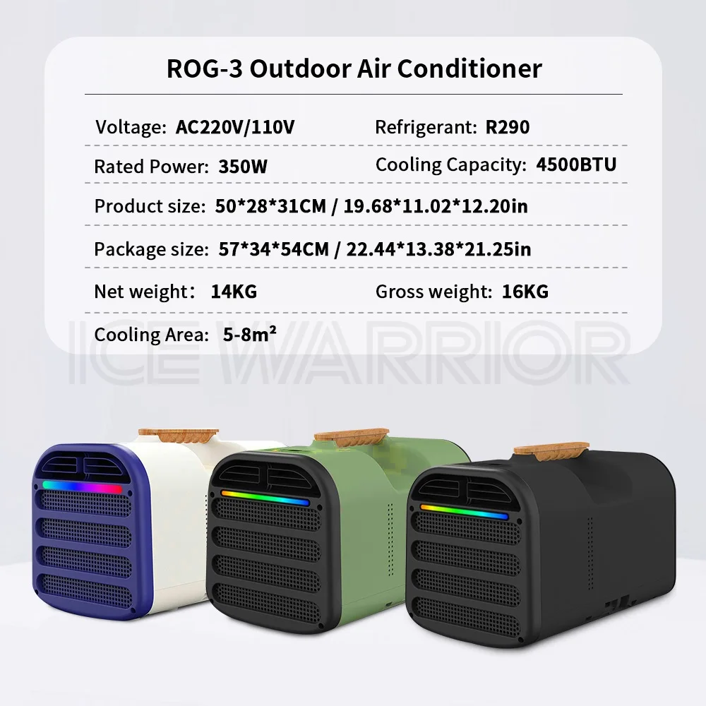 Mini aire acondicionado portátil de 4500/5200BTU, Enfriador de aire Ac 110V 220V, refrigeración para habitación de coche, Camping, Rv, accesorios para caravana y Camper