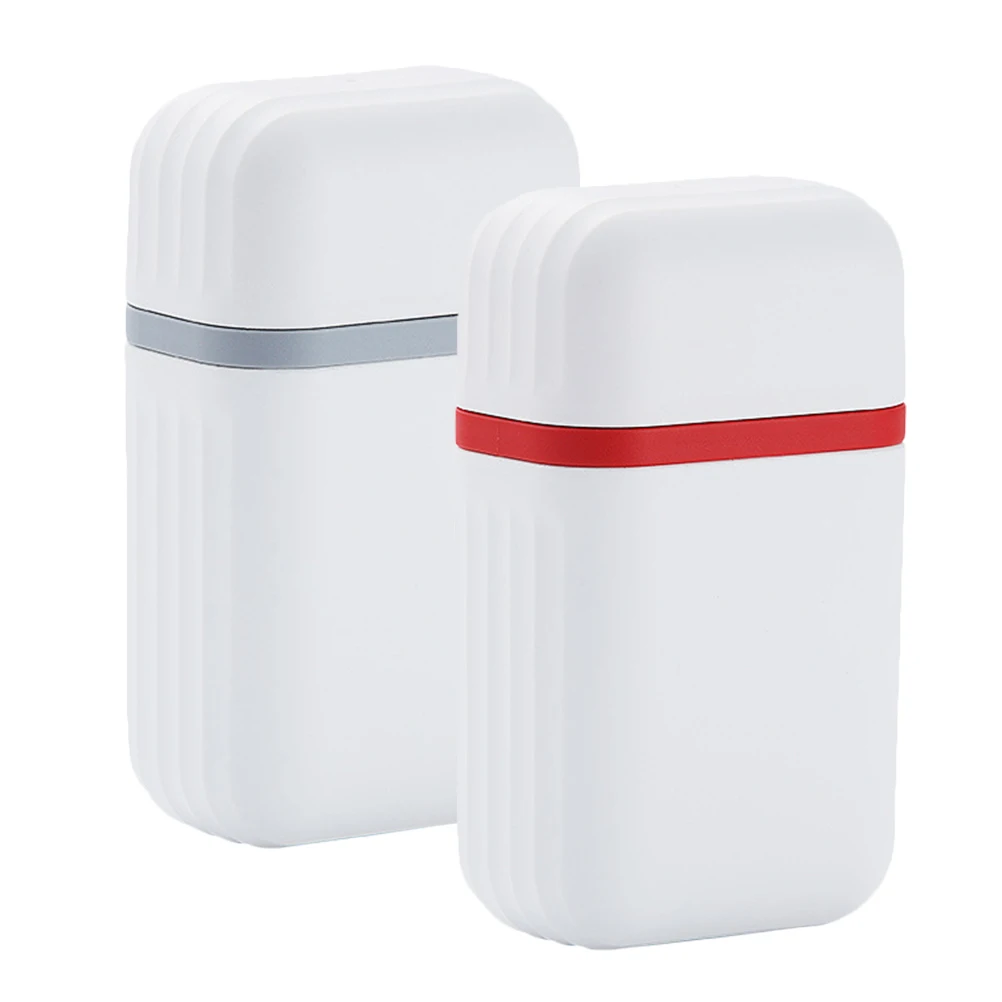 

2pcs Travel Box Portable Pp Container Sealed Soap Holder For Bathroom Kitchen Shower Household Travel Bar Soap Case