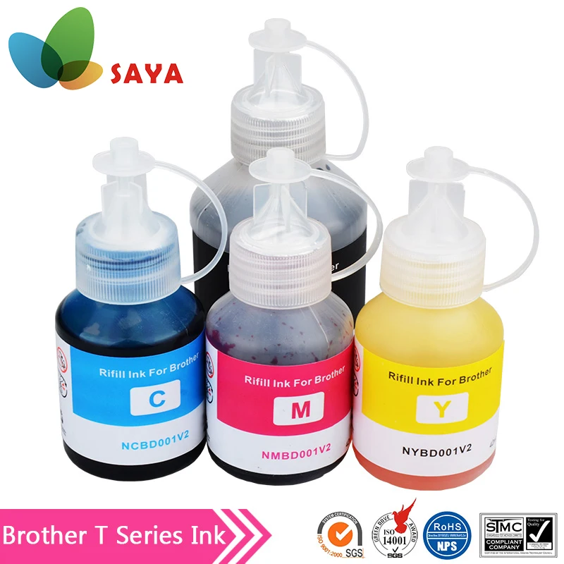 

Saya For Brother BT D60BK BTD60 BT5000/5001/5009 Refill Ink kit for Brother DCP-T300 T310/DCP-T500W/DCP-T700W/MFC-T800W