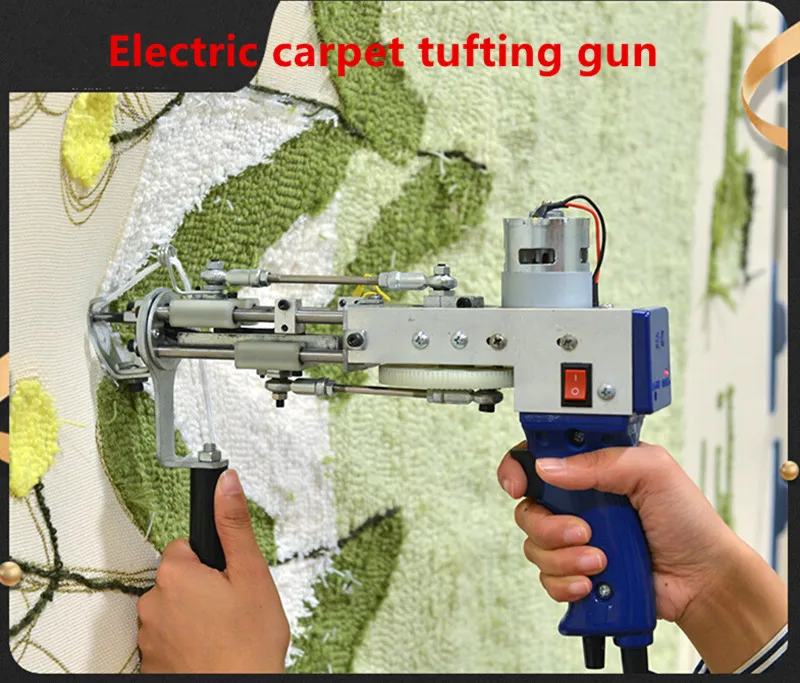 Elektryczny dywan tufting gun dywan tufting maszyny dywan tkactwo flokowanie maszyny cięcie stos