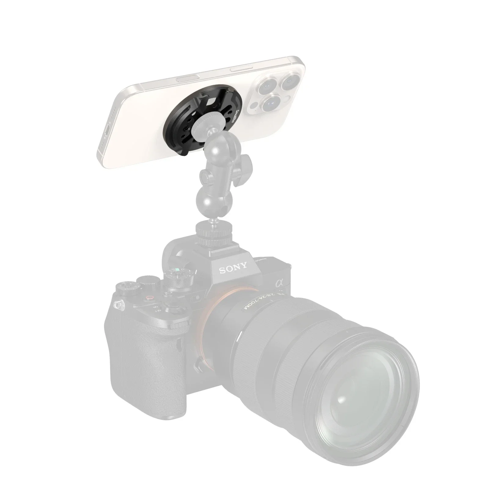 Podpórka SmallRig z płytką do mocowania na zimnej stopce MagSafe uchwyt do telefonu do monitora aparatu do selfie na świeżym powietrzu-5156/5155/5157 — zdjęcie produktu 6