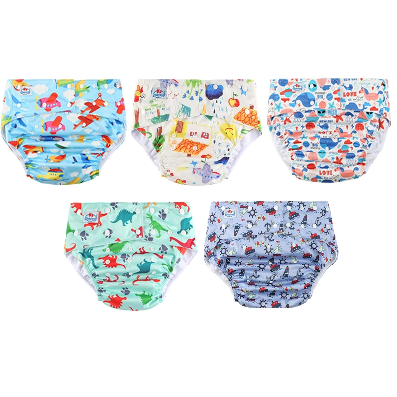 Adult Cloth Diapers 5pcs A Lot For Special Need Elderly Waterproof Adult Diapers Washable Adult Nappy For Women