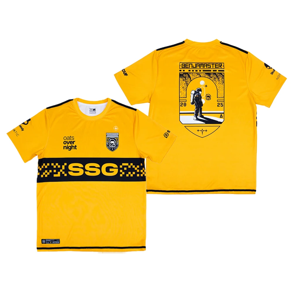 قوس قزح ستة Esports Club SSG 2025 الزي الصيفي R6 لاعب مخصص الفانيلة الرجال والنساء تنفس تي شيرت رياضي