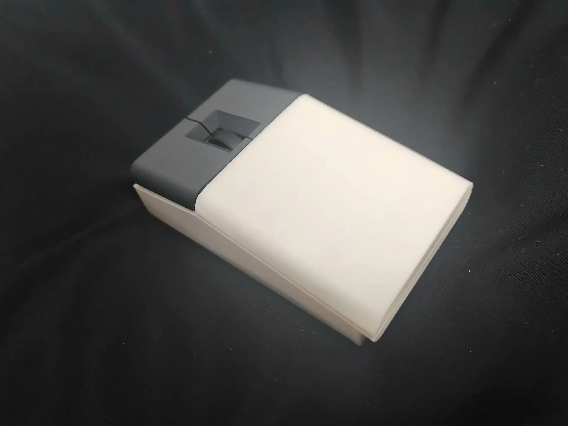 Mouse sem fio retrô impresso em 3D personalizado inspirado no mouse Atari ST - Clicks silenciosos, conectividade 2,4G, 800-1600 DPI, bateria AA