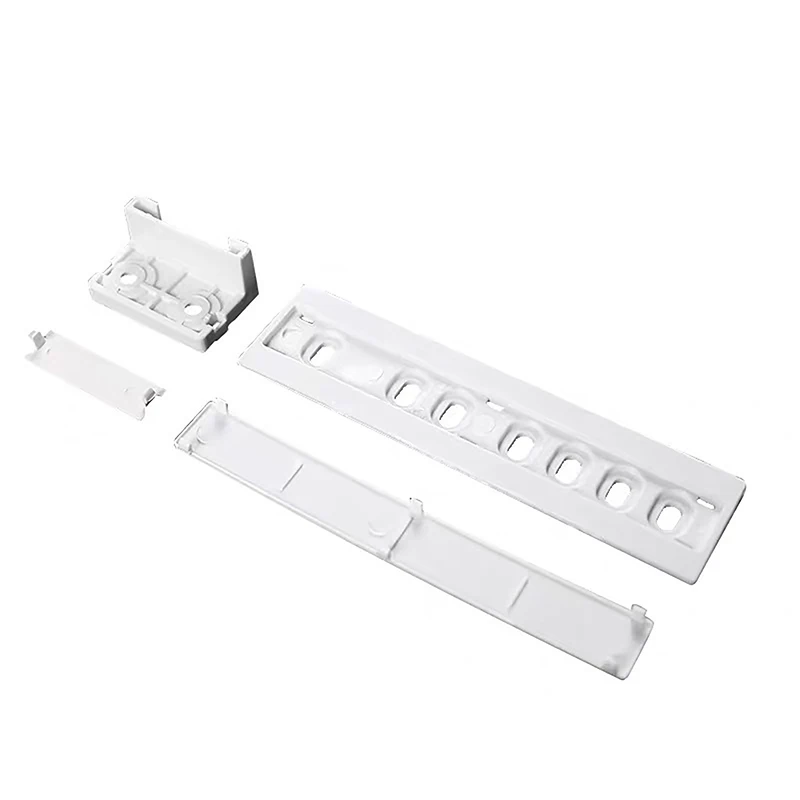 New#1Set Embedded Refrigerator Slide Rail Fridge Door Slide Rail Mounting Kit Refrigerator Door Sliding Guide Moving Slide