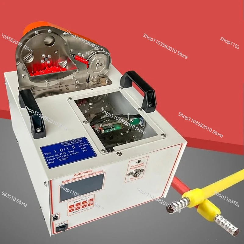 Automatic Stripping & Crimping Machine for BVR 0.5/0.75/1.0/1.5/2.5, Tube Type European Pin Terminal