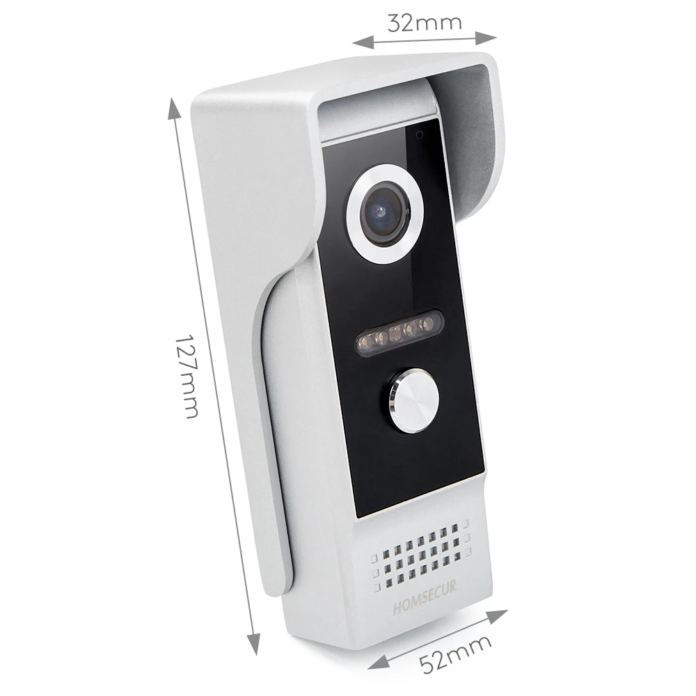 Kép 7: (NOT longue ALONE) M6/XC006F 4 vezeték Vízálló IP65 Merevlemez Csengő camer 120° Bő szögben egyetlen számára XSL videó Házi telefon doorphone