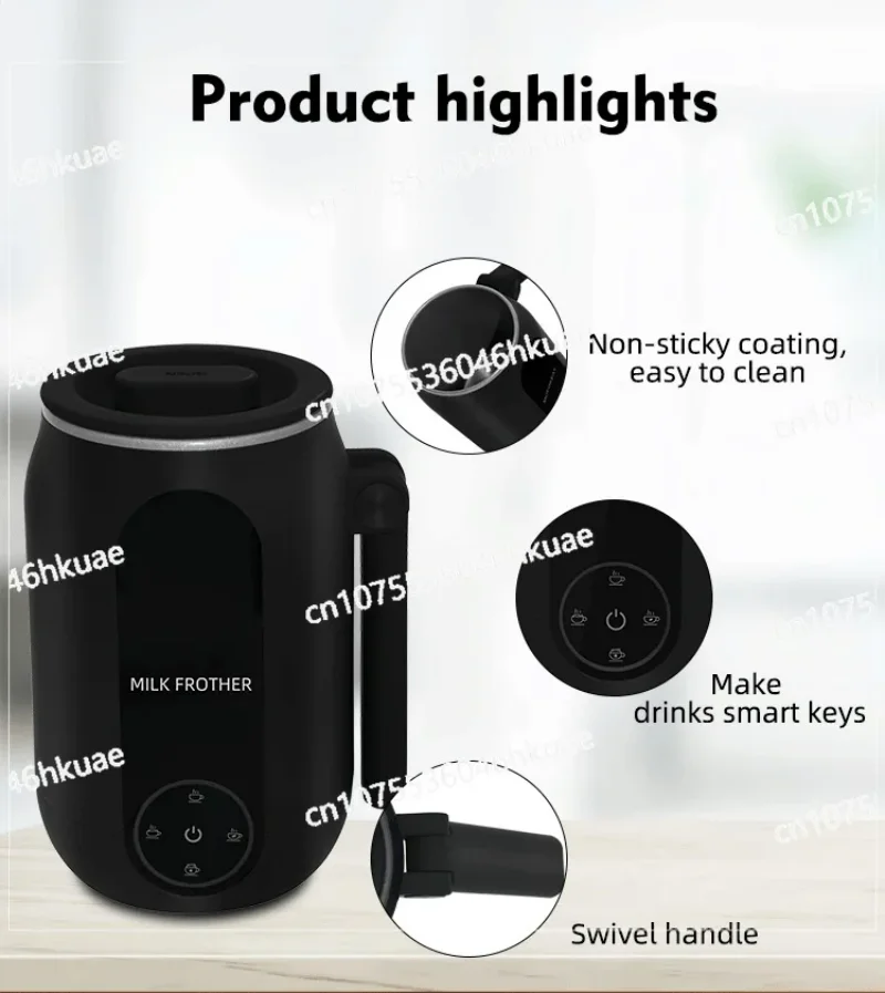 

Automatic household machine Hot and cold electric milk foaming mixing cup Milk foaming machine