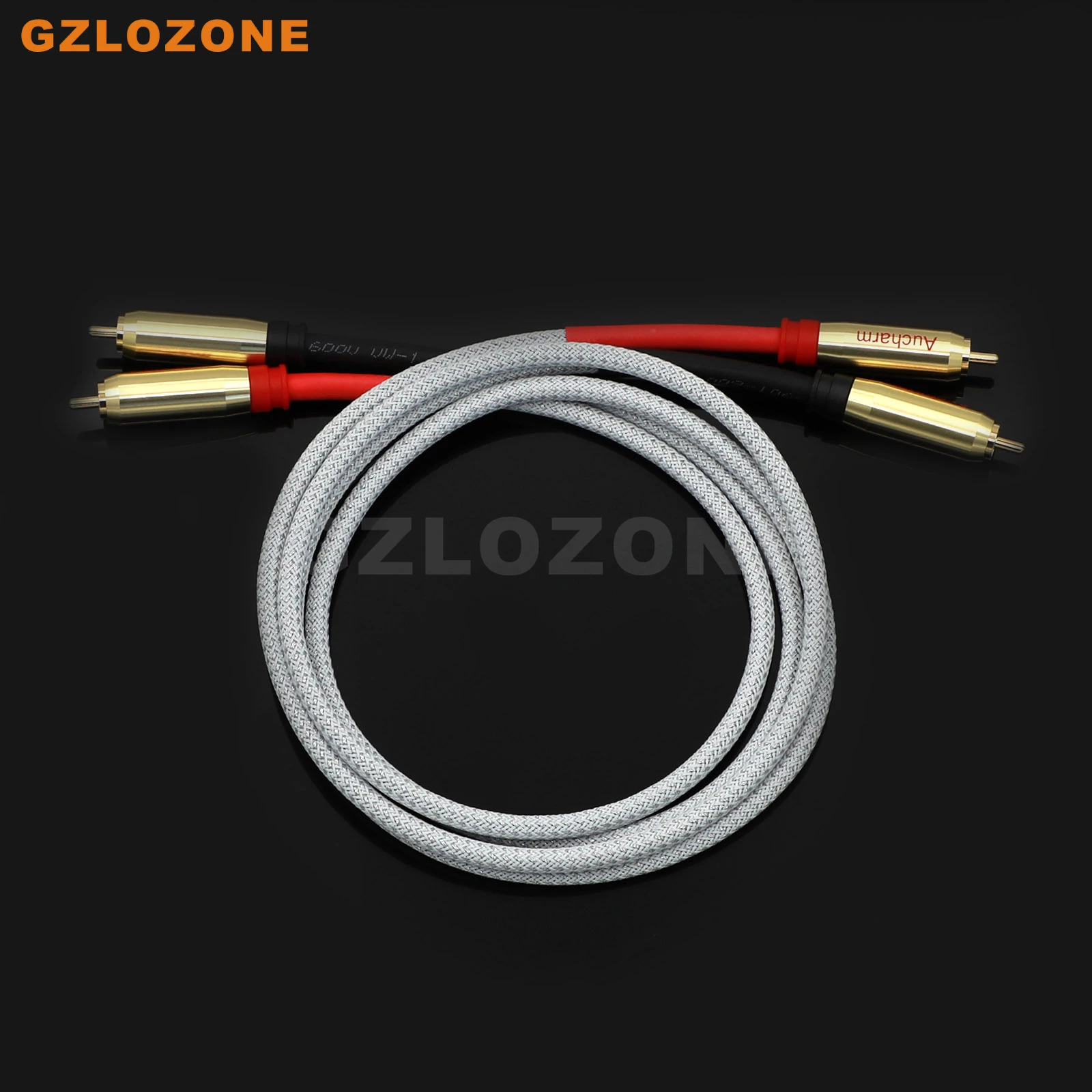 

1 Pair L-2E5AT Single-ended RCA Signal Wire Lotus Plug Coaxial Audio Cable