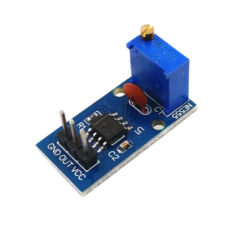 For NE555 Pulse Generator, Square Wave Rectangular Wave, Small Signal Generator Module, Adjustable Frequency