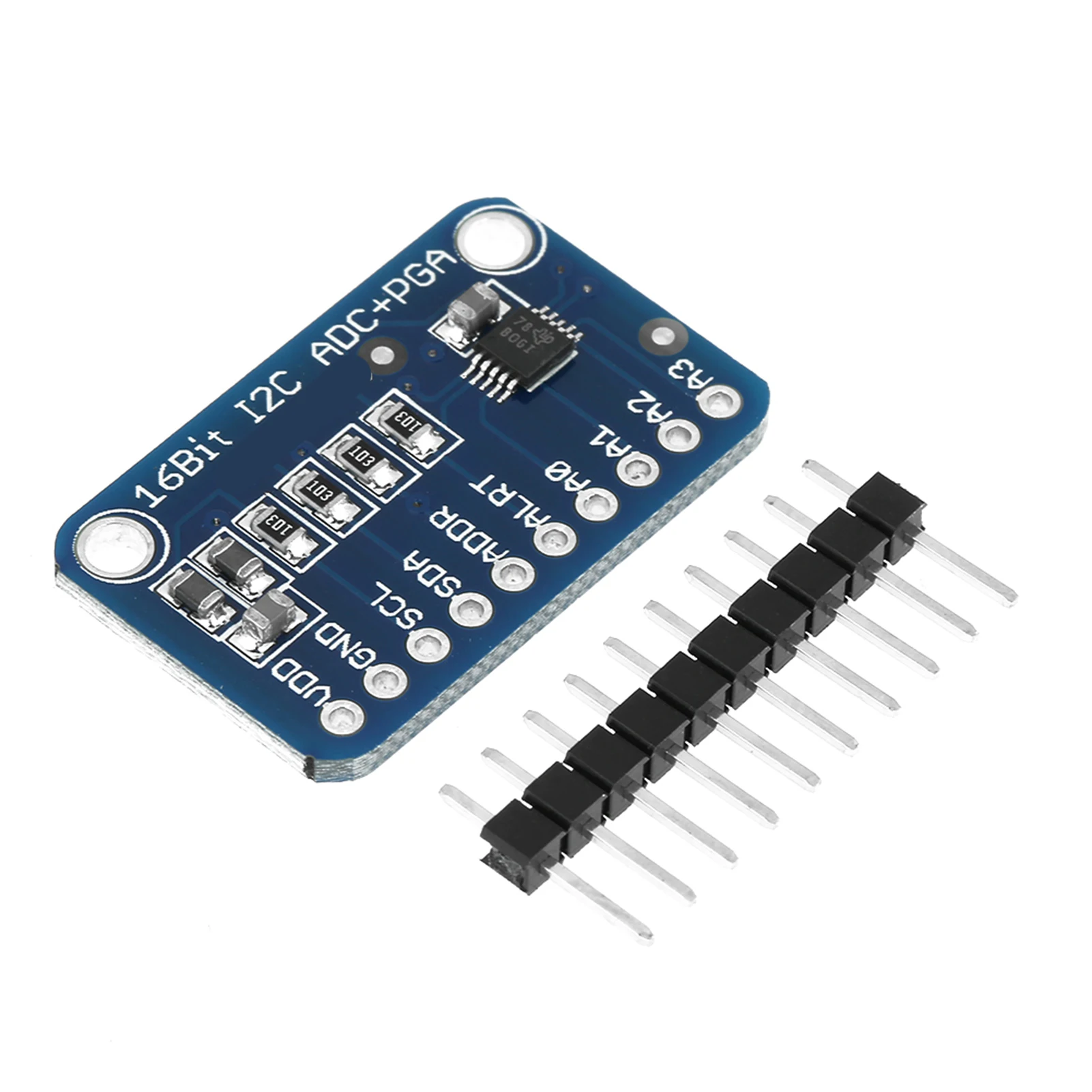 

16‑Bit I2C Development Board Analog to Digital Converter Module Board Module Analog to Digital Converter