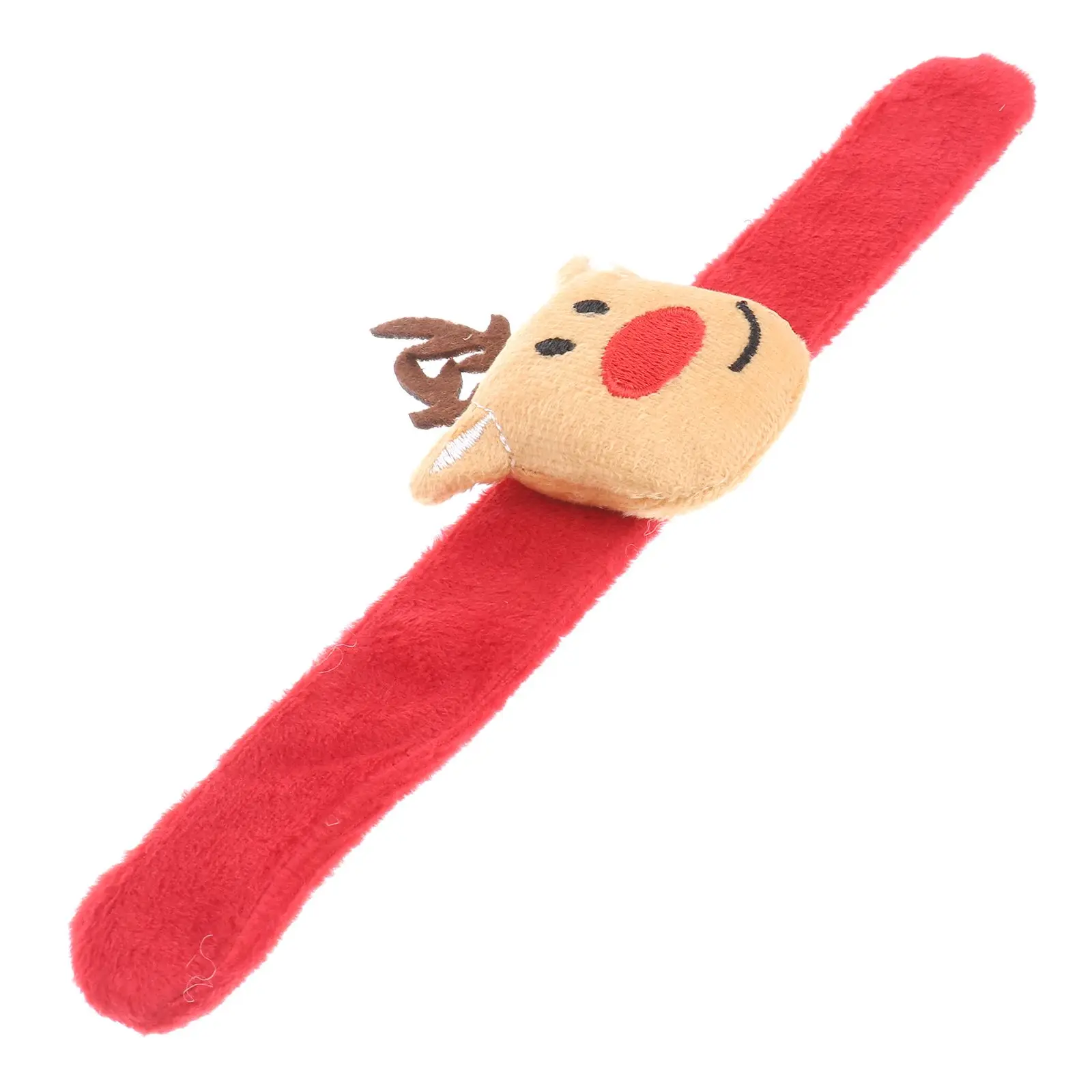 

Christmas Snap Bracelets Elk Cartoon Wristbands Kids Party Gifts Soft Material Comfortable Fit Easy Bend Store slap for kids