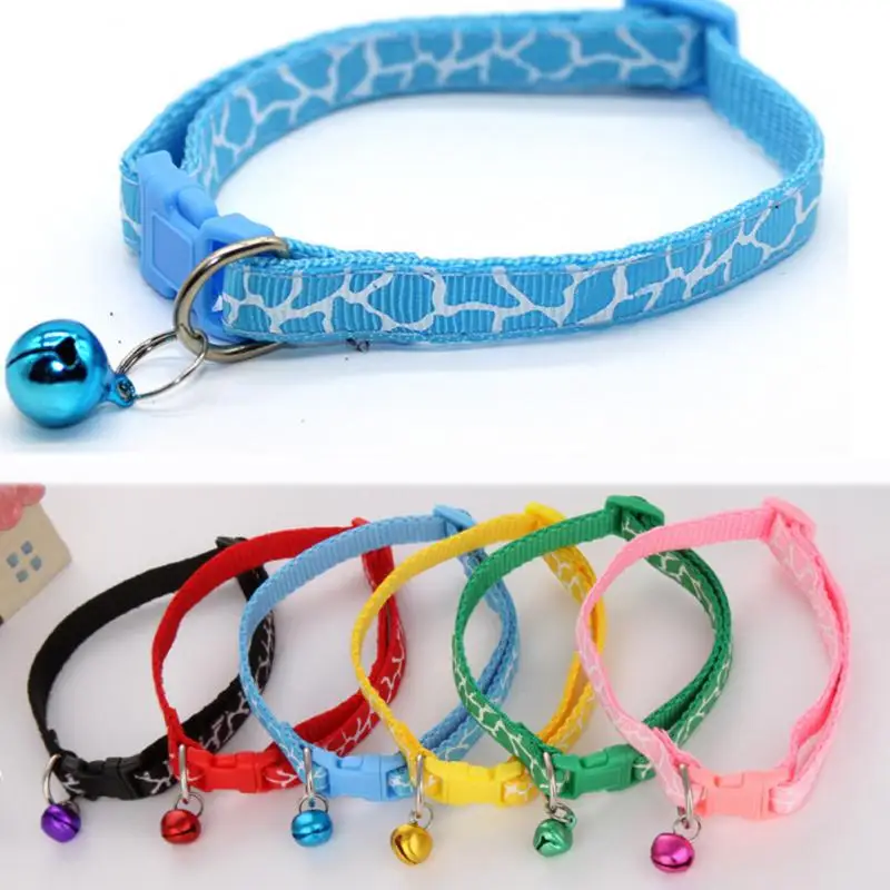 Collar con parche de malla para mascotas 1,0, Collar para perro, Collar para gato, Collar con campana de yeso, suministros para mascotas pueden ajustar la circunferencia de la cabeza a voluntad