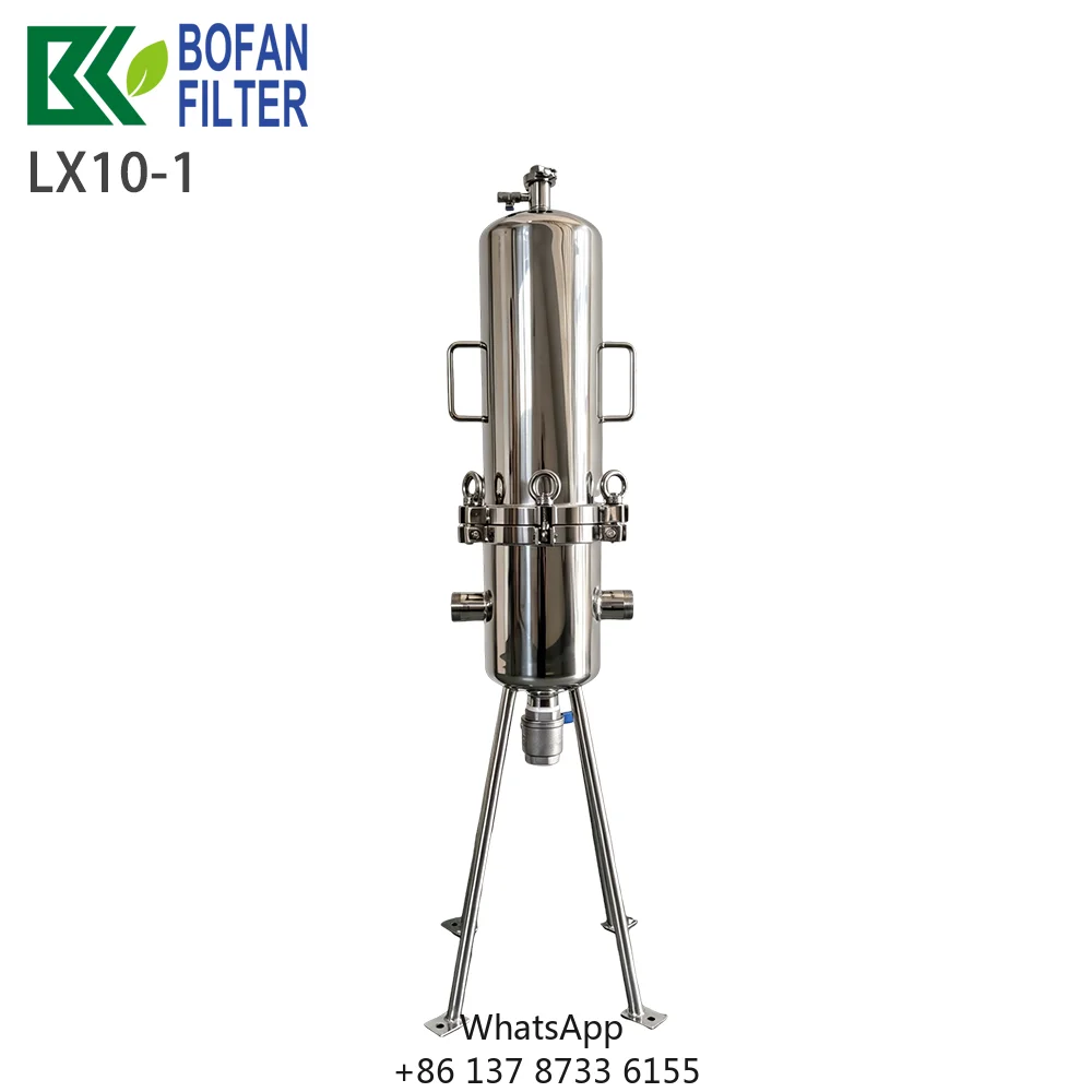 Large Flow 304 Stainless Steel Sintered Filter Cartridge Lithium Battery Industry Use
