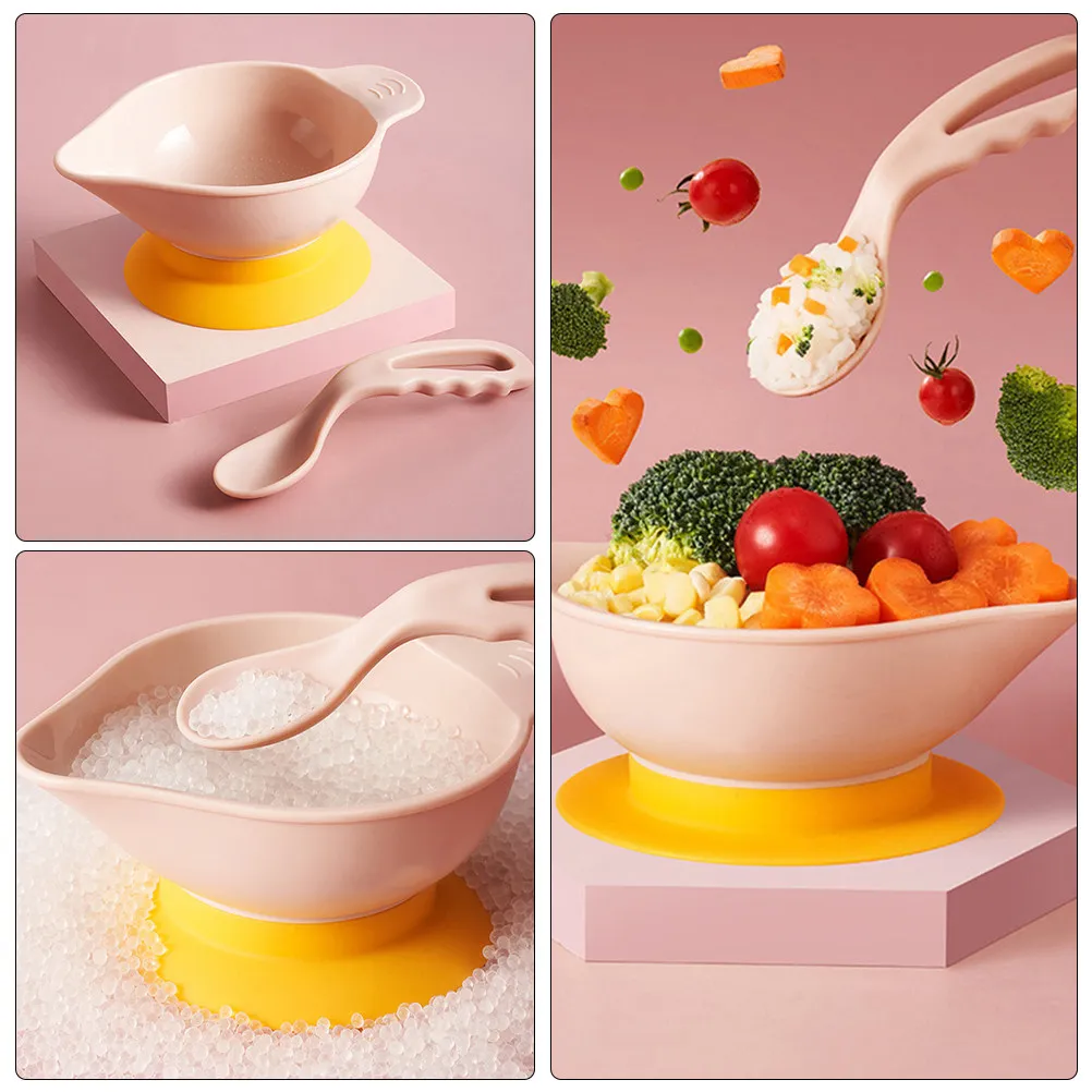 

Набор силиконовых тарелок и ложек на присосках для малышей: первое прикормление и переход к самостоятельному приему пищи