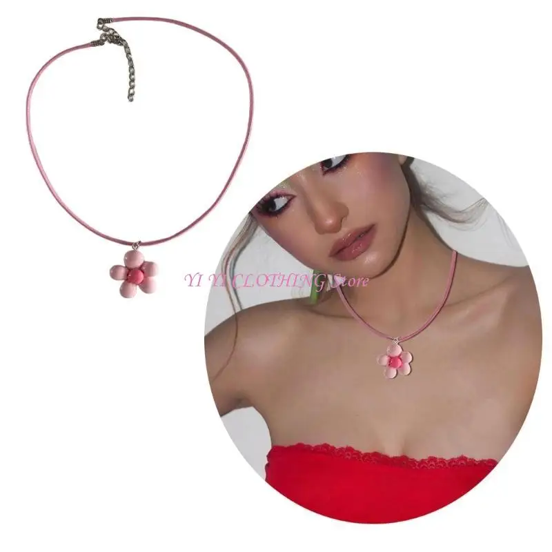 n5kf-сладкий-шейный-ювелирный-ожерелье-для-цветочного-ожерелья-красочное-подвесное-ожерелье-Акриловый-материал-Идеальный-подарок