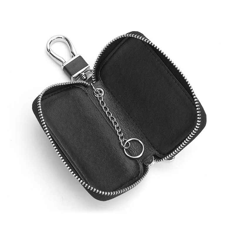 Leather Key Wallet Car Key Bag Multi-Function Key Case For Volkswagen VW GTI R Polo Golf Passat Magotan Tiguan Santana Bora GTI