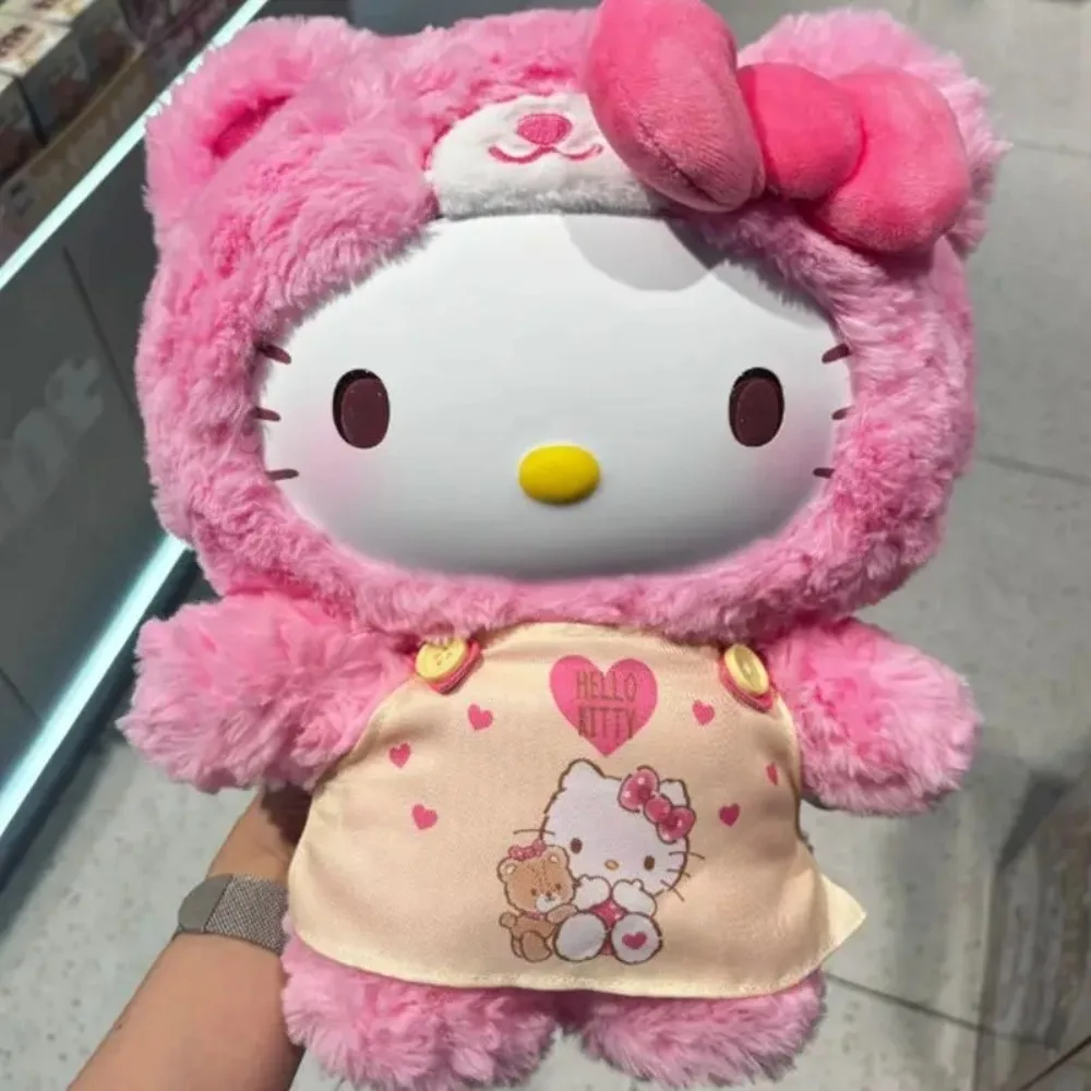 Hellokitty Pajamas Series 38cm Vinyl Plush Figure Doll Home Decoration Ornaments Toys Blind Box Valentine'S Day Gift