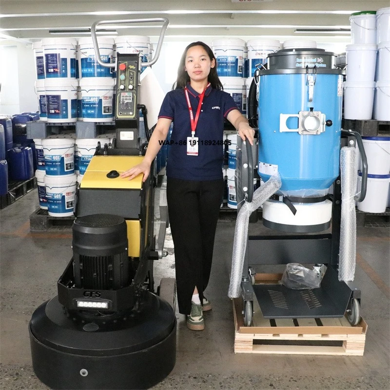 11 kw 220V Single Phase Planetary Concrete Terrazzo Diamond Epoxy Floor Grinder Polisher Concrete Floor Grinding Machine