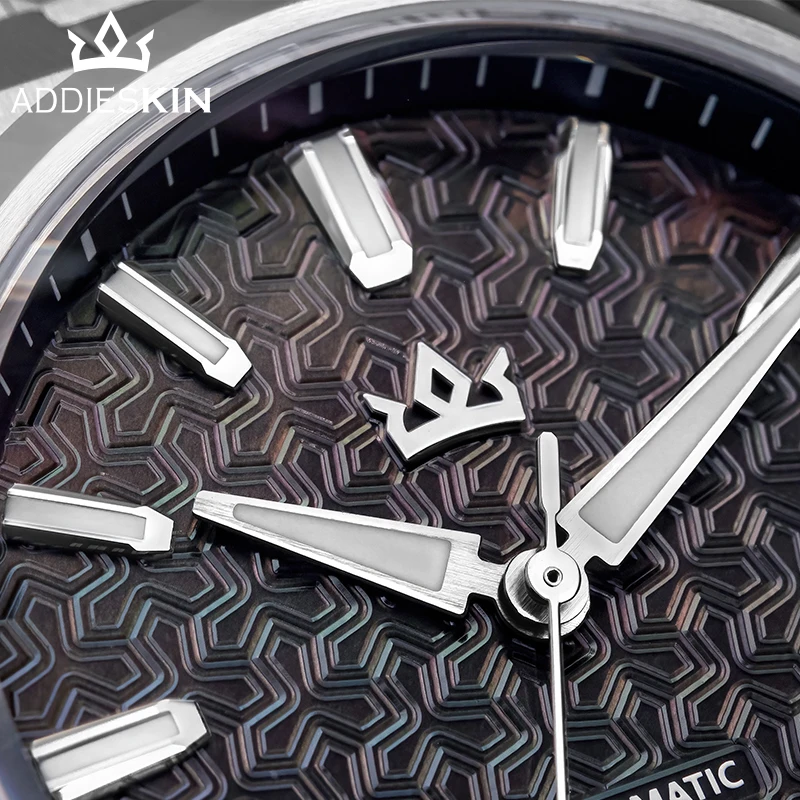 ADDIESKIN K014 Black Men's Aut - đánh giá và giá Luxury Watch Engraving