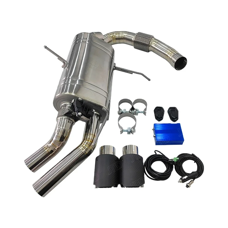 

JTLD Performance Titanium Exhaust Muffler Pipes for BMW I8 2014-2021 Valvetronic Remote with Steel Exhaust Tip