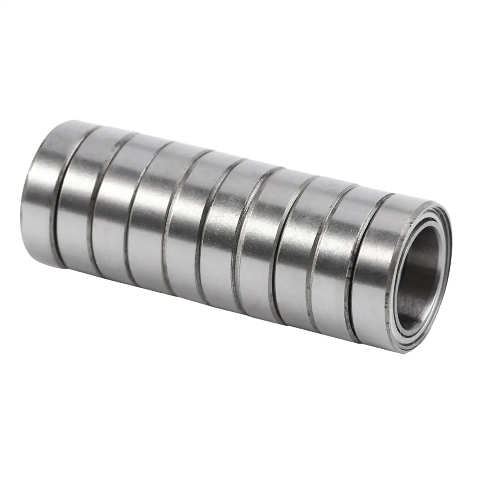 10pcs 6700ZZ Double-Shielded Bearings | Flange Steel Ball Bearings 10x15x4mm | Thin Section Rolling Bearings