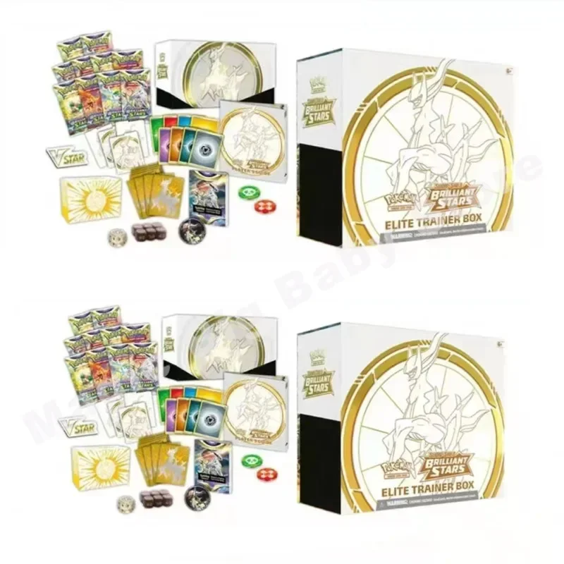 Carte Pokemon Trading PTCG originale, Version américaine, bouclier épée SS9 EliteTrainerBOX ETB Master Box, cadeau pour enfant, jeu de dessin animé