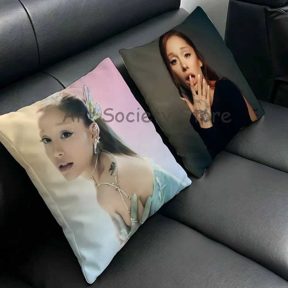 A-Ariana Singer Grande PETAL Pillow Case For Sofa Decor Car Office Room Printing Cushion Cover Decorations and Protector