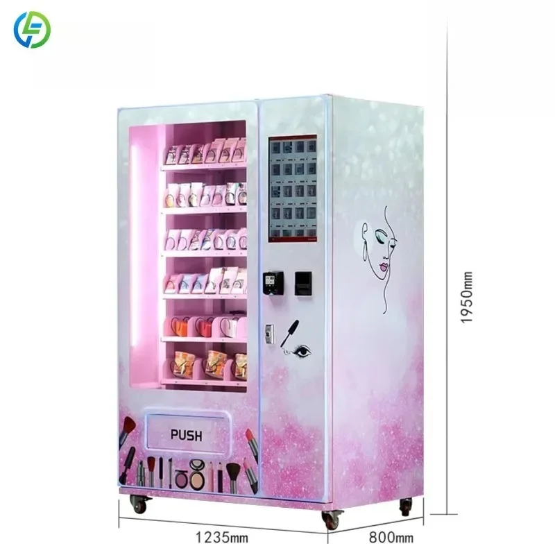 Factory Price Large Capacity Beauty Vending Machine for Sale, Cosmetic Vending Machine with Multiple Payment Methods Customized