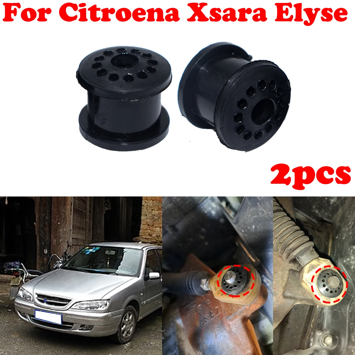 2 قطعة لسيتروينا كسارا إليس PT كروزر فوياجر علبة التروس كابل الربط المطاط جلبة MT رافعة تحول الجمعية استبدال أجزاء #1