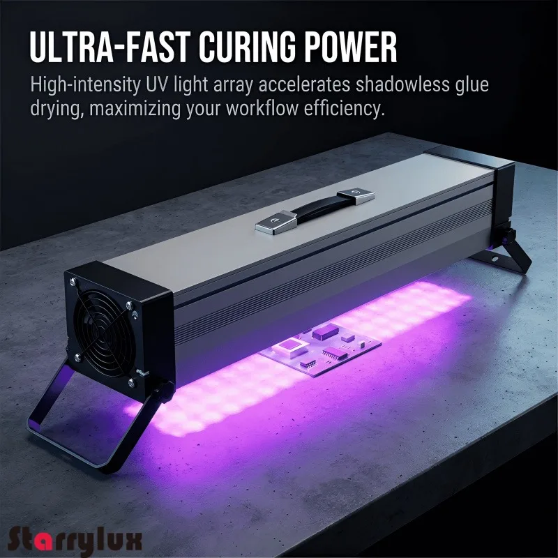 

Мощная ручная УФ-лампа для отверждения, портативная ультрафиолетовая лампа для экспозиции клеевых чернил 365/395/405 нм