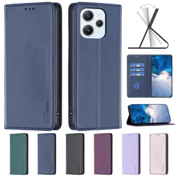 For Xiaomi Redmi 12 Case Magnetic Flip Phone Case on For Funda Xiomi XiaoMi Redmi 12 Leather Card Cover Redmi12 12C 13C Coque