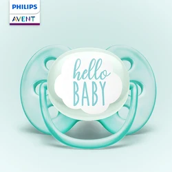 PHILIPS AVENT silica gel Soothing pacifier Over 0-6 months Newborn babies Anti-Colic baby nipple ventilate no smell 06-18 months