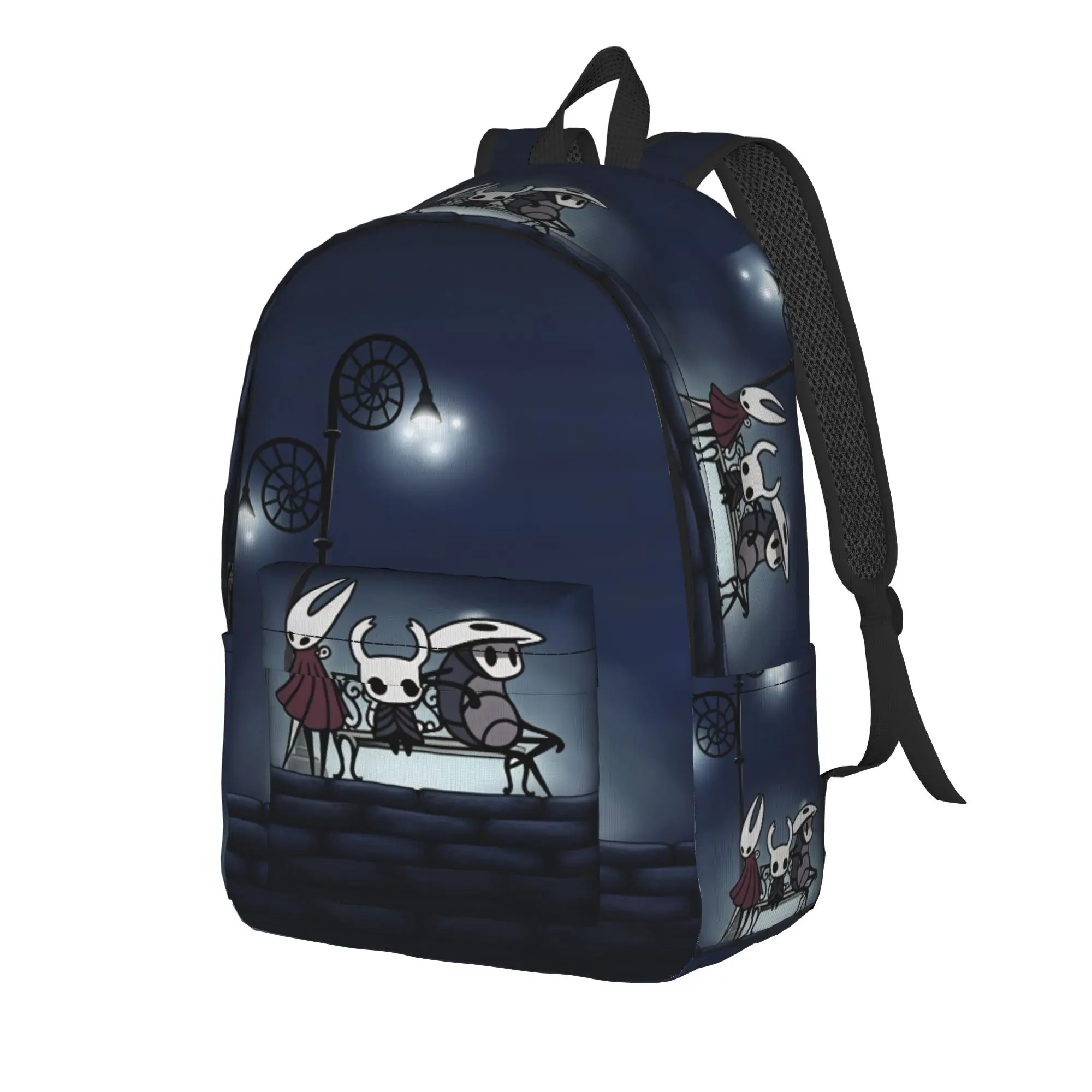 Hollow Knight Backpack  College Backpacks Male Design Big School Bags Modern Rucksack