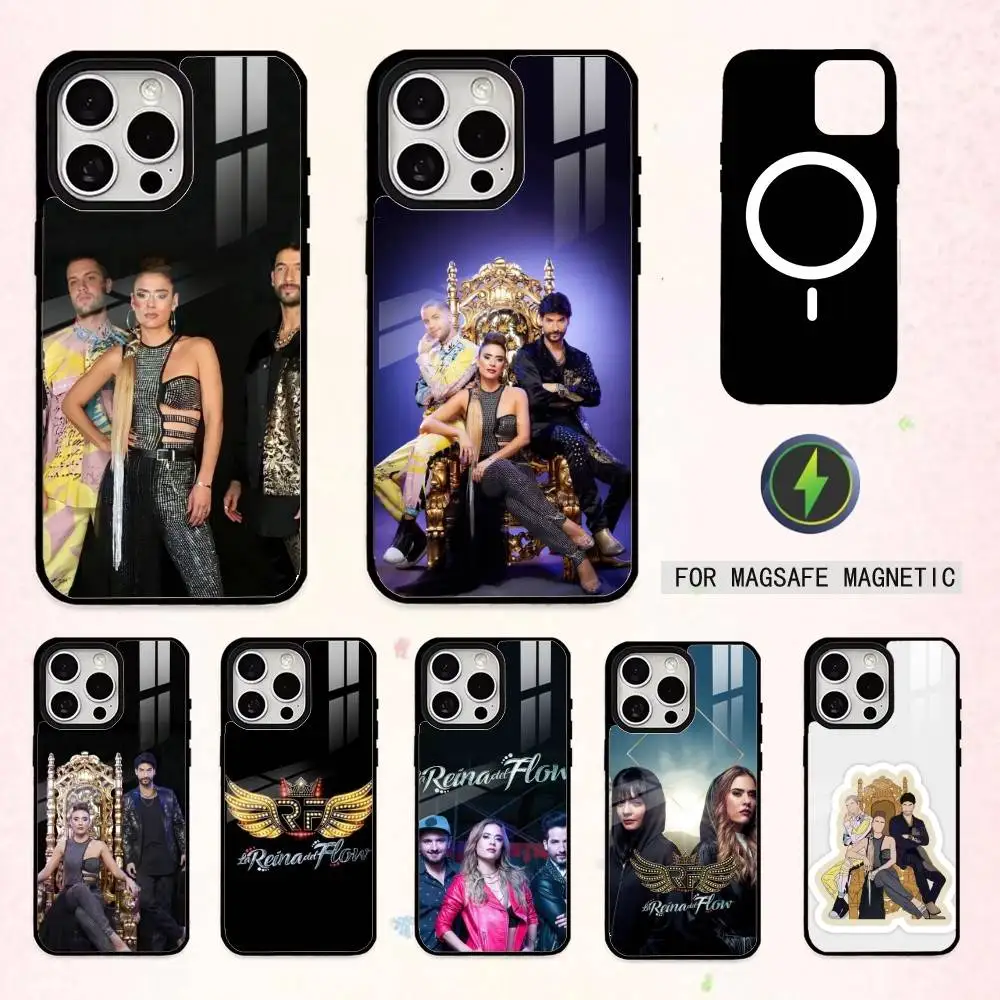 

cool T-The Q-Queen of Flow Phone Case For iPhone17,16,15,14,13,12,11 Plus,Pro Max Magnetic For Magsafe Wireless Charging