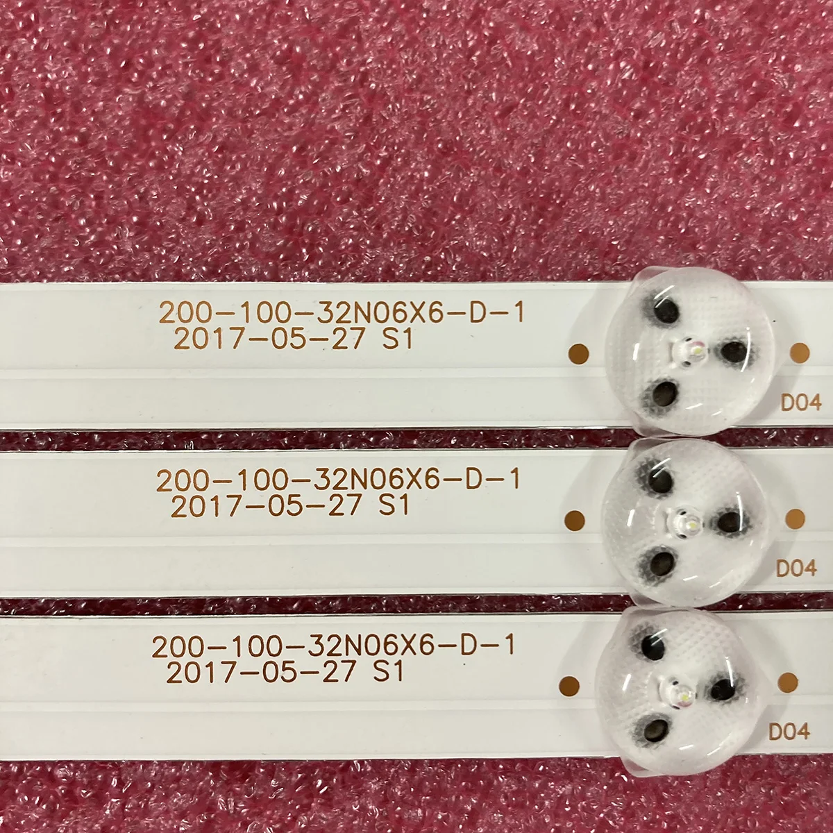 1 مجموعة LED شريط إضاءة خلفي ل Haipu LE32B999 32 "TV 200-100-32N06X6-D-1 6LED 6V 584 مللي متر